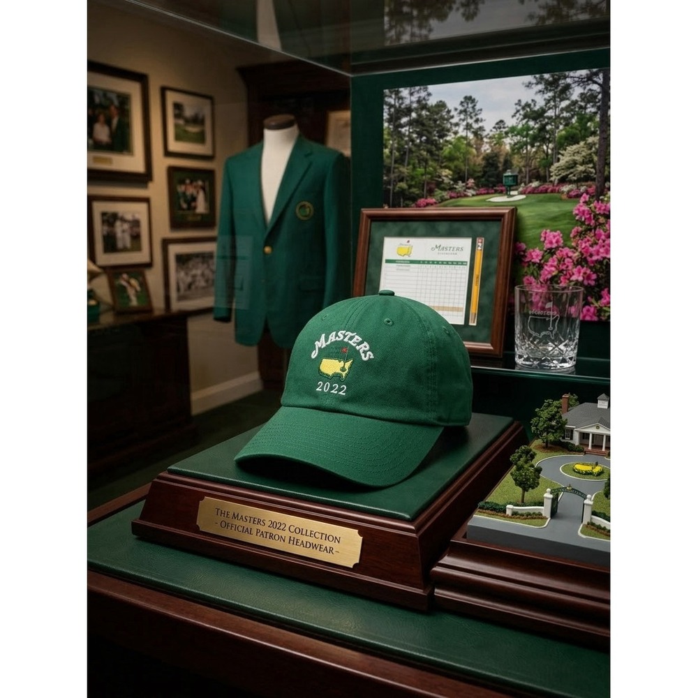 Augusta Masters 2022 New W Tags Men's Green Adjustable hat American Needle
